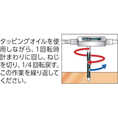 ＴＲＵＳＣＯ　鉄製タップハンドル　１０ｍｍ　TH-10T　1 個