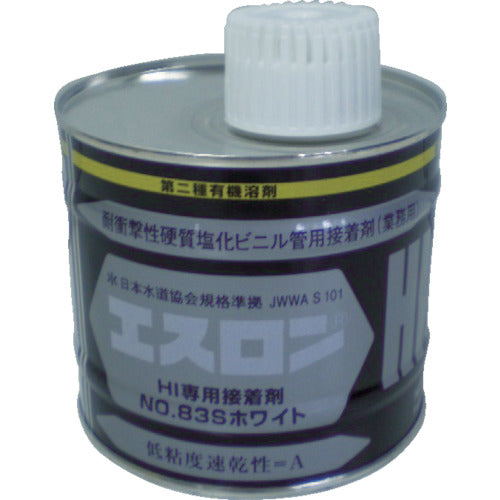 エスロン　接着剤ＮＯ８３Ｓホワイト　５００ｇ　S835G　1 缶