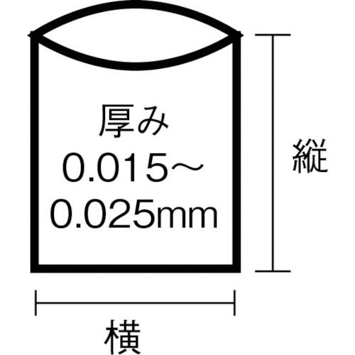 サニパック　Ｙ−２Ｈレジ袋乳白　（東日本１２号／西日本３０号）　Y-2H-W　1 袋