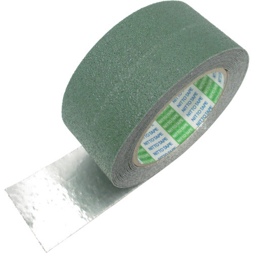 日東　アンチスキッドテープ（屋外用）　ＡＳ−１２７　凹凸面用　１．０ｍｍ×１００ｍｍ×５ｍ　グリーン　AS-127BOX-100G　1 巻