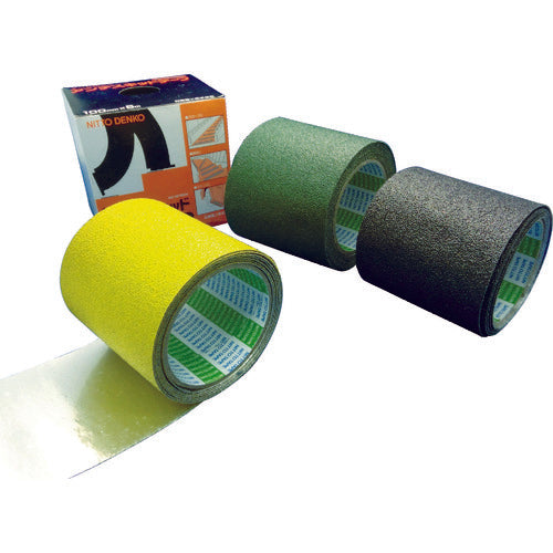 日東　アンチスキッドテープ（屋外用）　ＡＳ−１２７　凹凸面用　１．０ｍｍ×５０ｍｍ×５ｍ　グリーン　AS-127BOX-50G　1 巻