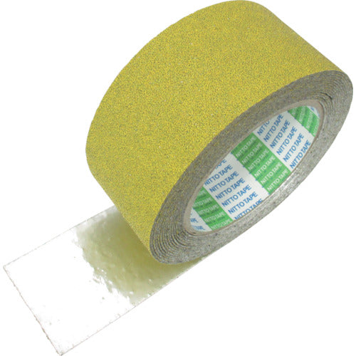 닛토 안티 스키드 테이프(옥외용) AS-127 요철면용 1.0mm×50mm×5m 옐로우 AS-127BOX-50Y 1권