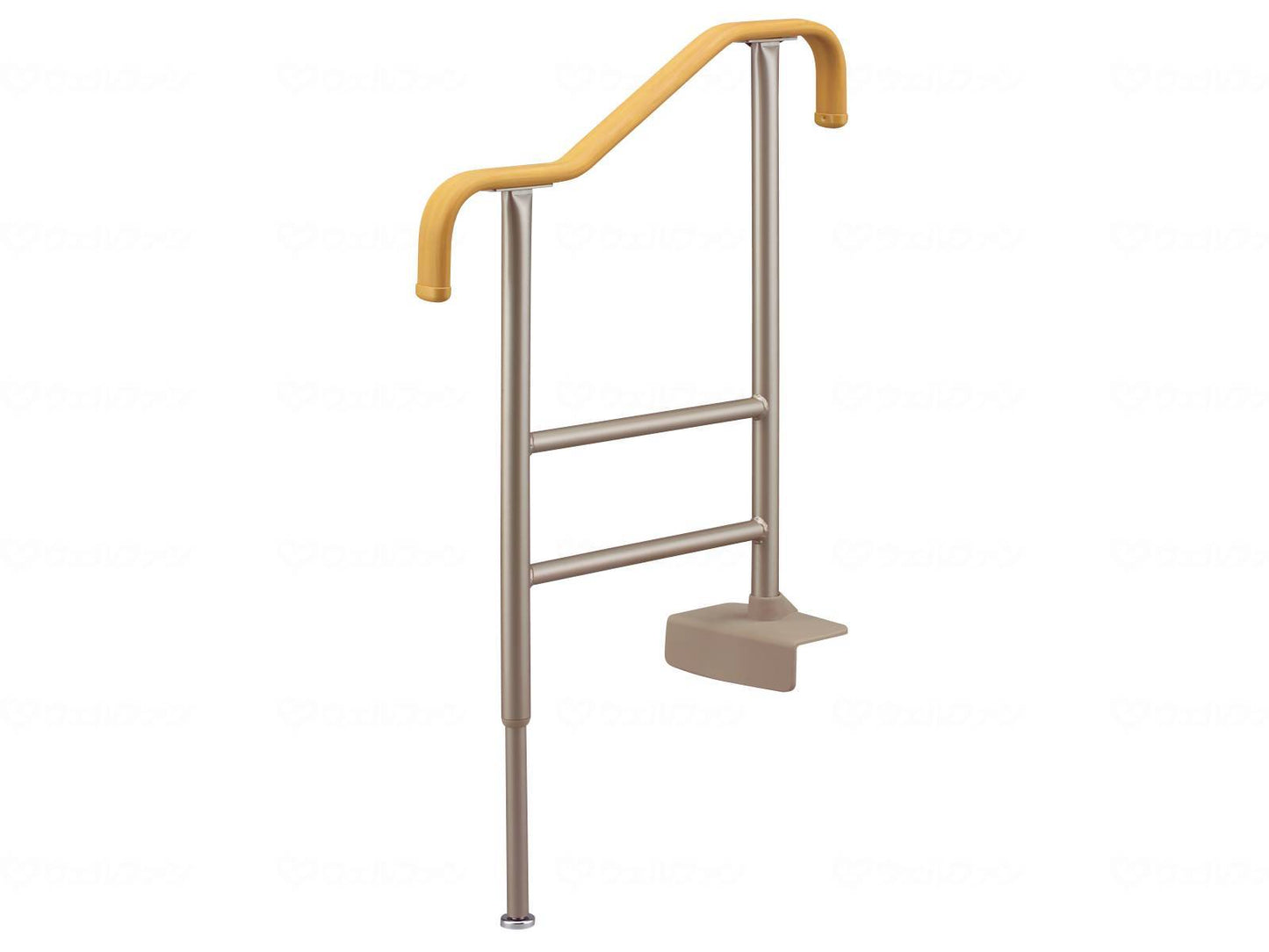 アロン化成上がりかまち用手すりK-650 ﾍﾞｰｼﾞｭ L