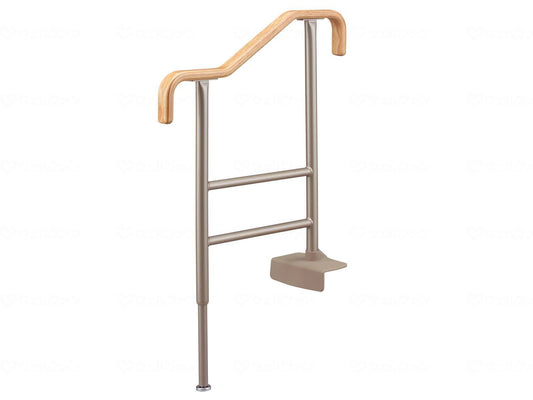 アロン化成上がりかまち用手すりKM-650 ﾗｲﾄﾌﾞﾗｳﾝ L