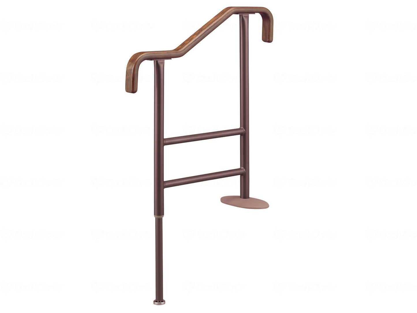 アロン化成上がりかまち用手すりKM-650 ﾌﾞﾗｳﾝ F