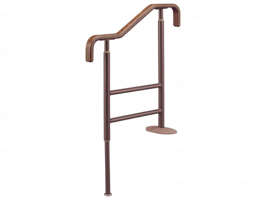 アロン化成上がりかまち用手すりSM-650 ﾌﾞﾗｳﾝ F