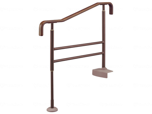 アロン化成上がりかまち用手すりSM-950 ﾌﾞﾗｳﾝ L