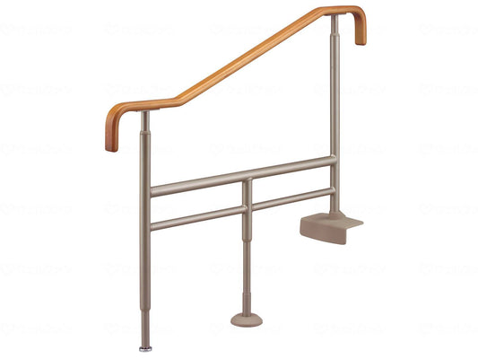 アロン化成上がりかまち用手すりSM-1100 ﾗｲﾄﾌﾞﾗｳﾝ L