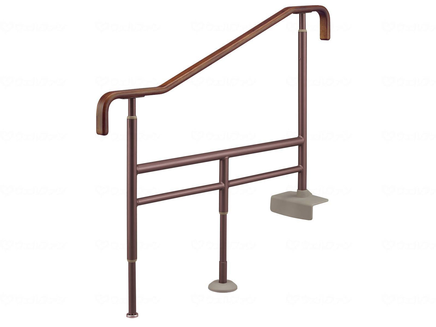 アロン化成上がりかまち用手すりSM-1100 ﾌﾞﾗｳﾝ L