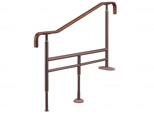 アロン化成上がりかまち用手すりSM-1100 ﾌﾞﾗｳﾝ F