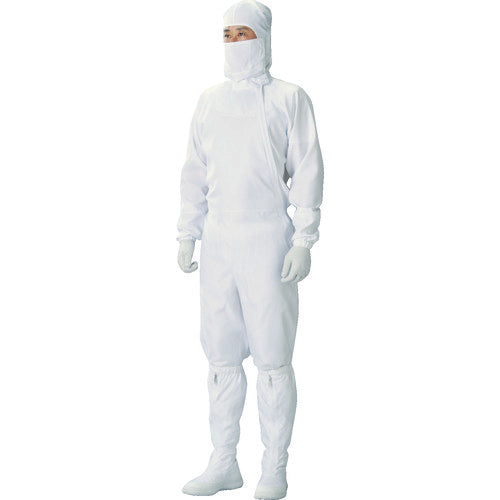 ADCLEAN 클린 슈트 화이트 S LE11051S 1 착용
