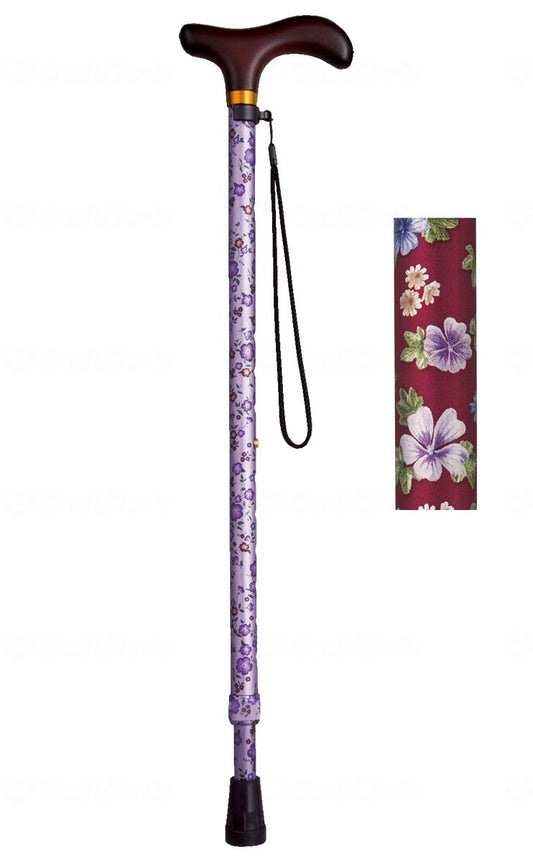 アロン化成アルミ製伸縮杖　美匠 Nﾚｯﾄﾞ