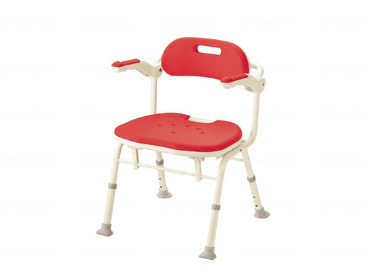 Aronkasei Folding Shower Bench IS Red