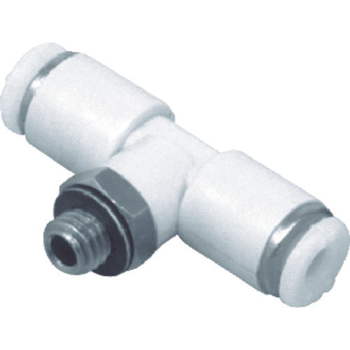 CKD Tube Fittings New Joint Mini Type Double Ended Tee Type Compatible Tube Outer Diameter 3.2mm Connection Port Size M3 x 0.5 GWJT3-M3 1 Piece