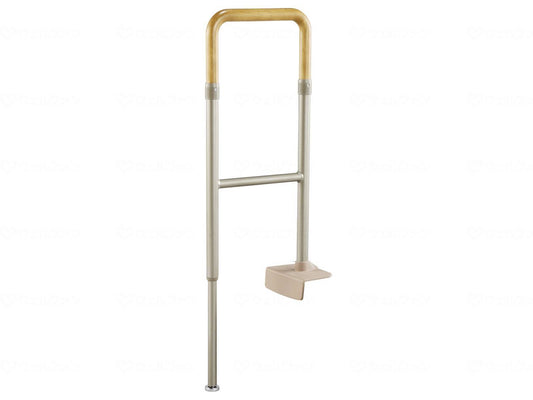 アロン化成上がりかまち用手すりKM-300 ﾗｲﾄﾌﾞﾗｳﾝ L