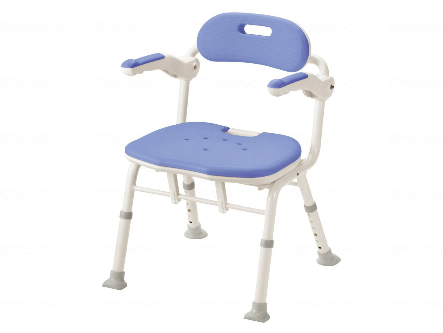 Aronkasei Folding Shower Bench IS Fit Blue