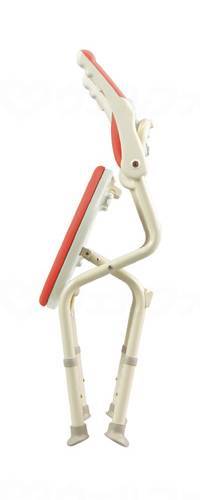 Aronkasei Folding Shower Bench IS Fit Red