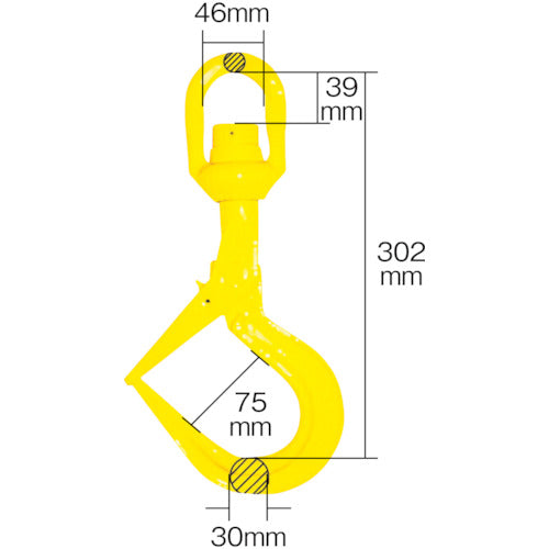 MARTEC Big Mouth Swivel Hook BMS-3 BMS-3 1 piece