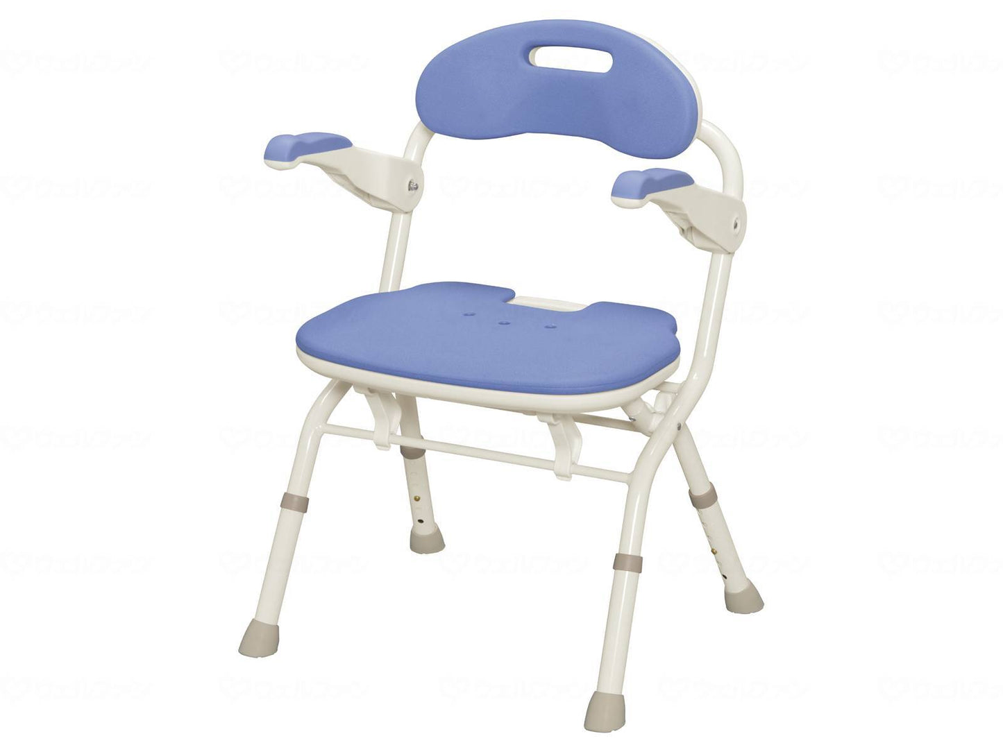 Aronkasei Folding Shower Bench FS Blue