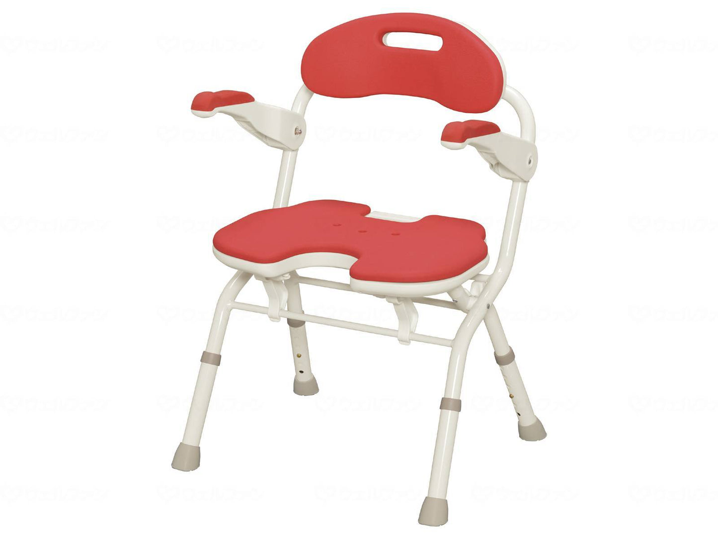 アロン化成折りたたみｼｬﾜｰﾍﾞﾝﾁ ＦＵ ﾚｯﾄﾞ