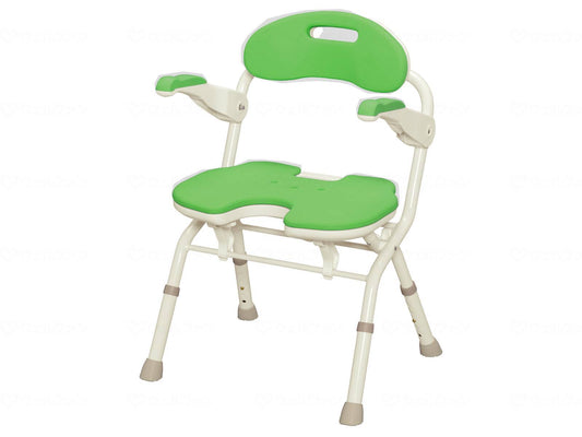 Aronkasei Folding Shower Bench FU Green