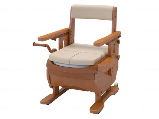 アロン化成家具調ﾄｲﾚ ｾﾚｸﾄR ひじかけはねあげ 幅：標準 ソフト・脱臭