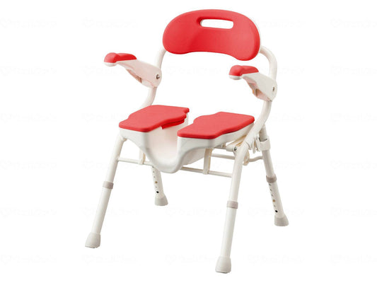 Aronkasei Folding Shower Bench HP Fit Red