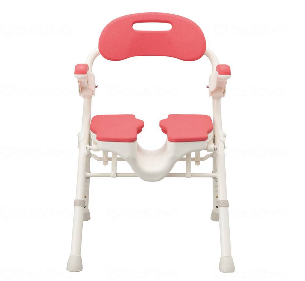 Aronkasei Folding Shower Bench HP Fit Red