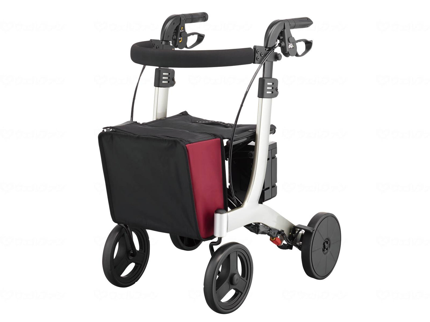 Aronkasei Walking Aid Little Turn Electric Assist Wine Red