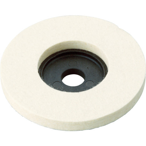 TRUSCO Felt Disc β Φ100 for Wiping 5 pieces TFDB-100 1 box