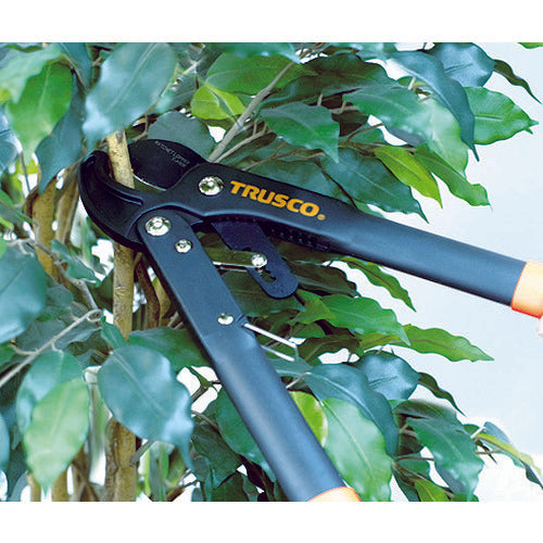 TRUSCO 【매진 폐번】 깎기 가위 (래칫 기능 포함) T-410R 1 쵸