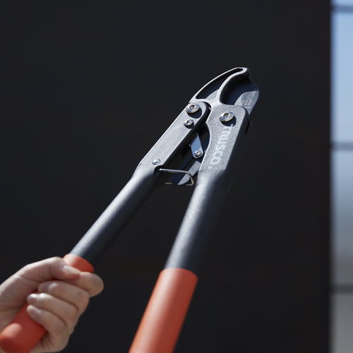 TRUSCO 【매진 폐번】 깎기 가위 (래칫 기능 포함) T-410R 1 쵸