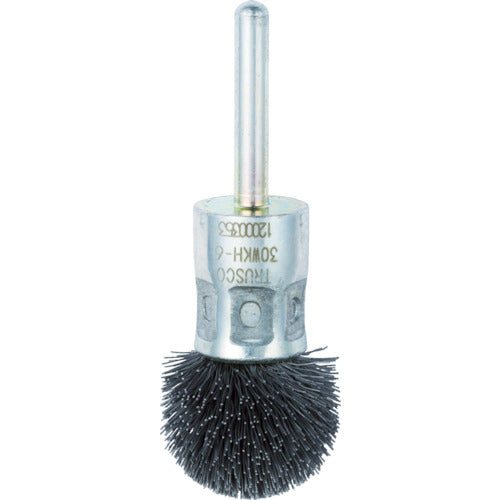 TRUSCO Umbrella-shaped Wire Brush, Semicircular, Φ30, 30WKH-6, 1 pc