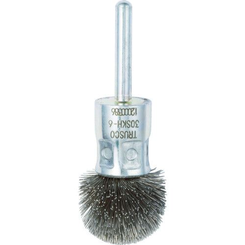 TRUSCO 우산형 스테인리스 브러쉬 반원형 Φ30 30SKH-6 1개