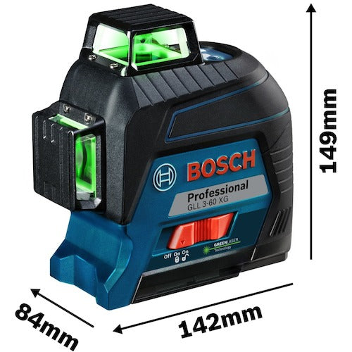 ボッシュ　レーザー墨出し器（グリーンレーザー）　GLL3-60XG　1 台