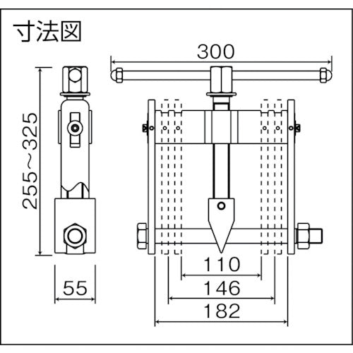 育良　フランジセパレーター（３００２２）　IS-FS1320　1 台