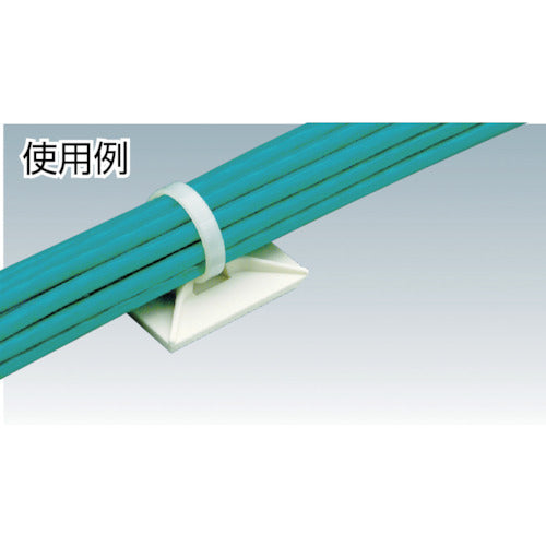 PANDUIT 마운트 베이스 아크릴계 점착 테이프 첨부 화이트 (500개입) ABM100-AT-D 1봉