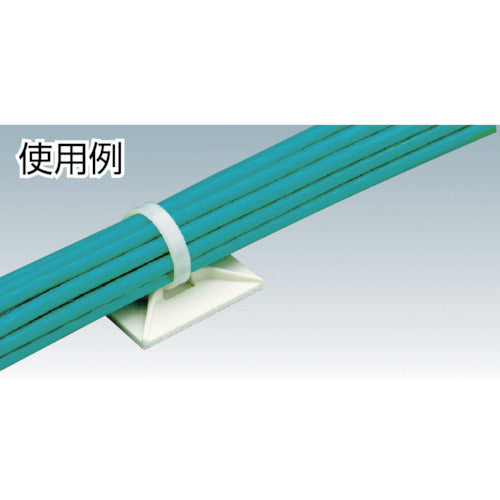 ＰＡＮＤＵＩＴ　マウントベース　Ｍ３ねじ止め　白　（５００個入）　ABM100-S6-D　1 袋