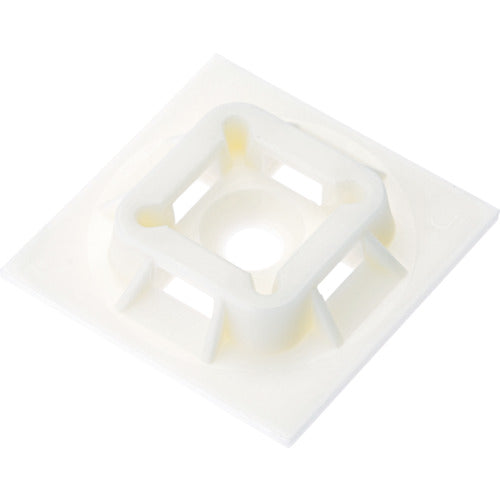 ＰＡＮＤＵＩＴ　マウントベース　Ｍ３ねじ止め　難燃性白　（５００個入）　ABM100-S6-D69　1 袋