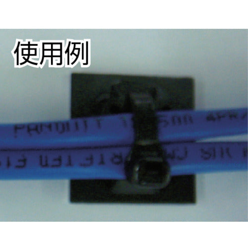 PANDUIT 마운트 베이스 아크릴계 점착 테이프 부착 내후성 흑(100개입) ABM112-AT-C0 1봉