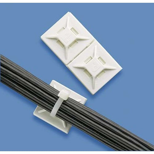 ＰＡＮＤＵＩＴ　マウントベース　Ｍ３ねじ止め　白　（５００個入）　ABM2S-S6-D　1 袋