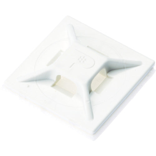 ＰＡＮＤＵＩＴ　マウントベース　アクリル系粘着テープ付き　白　（５００個入）　ABMM-AT-D　1 袋