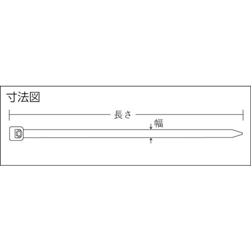 ＰＡＮＤＵＩＴ　ナイロン結束バンド　耐候性黒　幅１．８×長さ７１　（１０００本入）　PLT.6SM-M0　1 袋