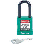 PANDUIT Non-conductive Padlock for Lockout, Green (1 pc = 1 box) PSL-8GR 1 pc