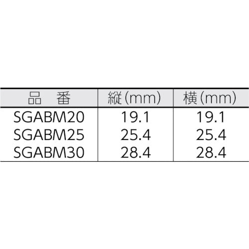 ＰＡＮＤＵＩＴ　ＶＨＢ粘着テープ付きマウントベース　（１００個入）　SGABM30-AV-C300　1 袋
