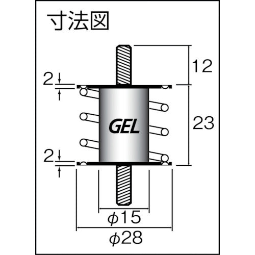 Ｔａｉｃａ　防振材　インシュレーター　ＢＧタイプ　ＢＧ−７　０．８〜１．６ｋｇ　BG-7　1 個