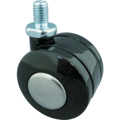 Toshin Threaded Double Wheel Caster, 40 Diameter, Swivel Bolt, M8 x 1.25, T40-BM8XP1.25, 1 Piece