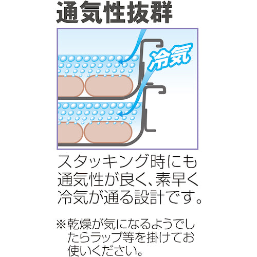 ＩＫＤ　エコクリーン　生鮮バット　８枚取　E01400001940　1 枚