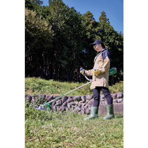 ＨｉＫＯＫＩ　コードレス刈払機　１８Ｖ　刈刃径２３０ｍｍ　両手ハンドルモデル　本体のみ　CG18DA-NN　1 台