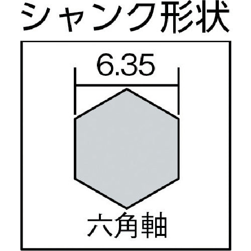 スターエム　充電ドリル用自在錐　ハイス替刃　36X-K　1 Ｓ